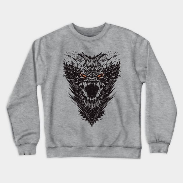 Nergigante B. Trophy Crewneck Sweatshirt by DeemeeArt